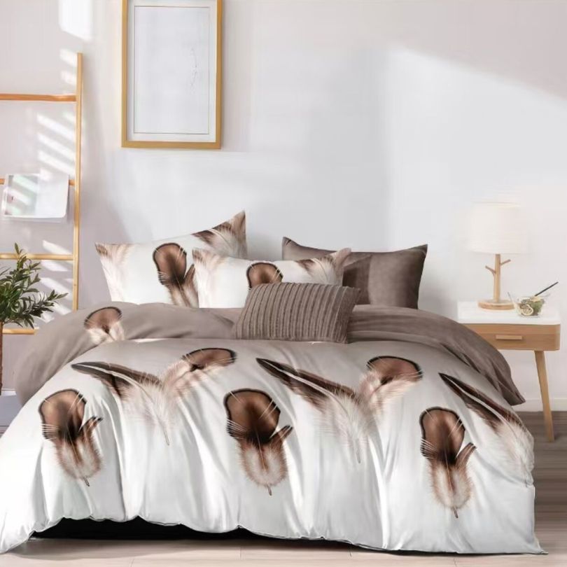 Lenjerie de Pat Bumbac Finet – 6 Piese | Confort si Eleganta in Dormitorul Tau | COD 3036-SE