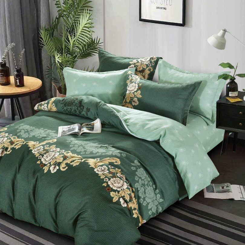 Lenjerie de Pat Bumbac Finet – 6 Piese | Confort si Eleganta in Dormitorul Tau | COD 3055-SE