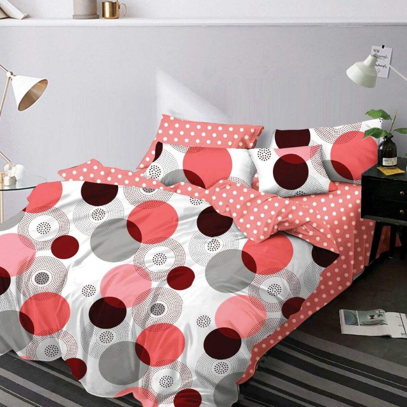 Lenjerie de Pat Bumbac Finet – 6 Piese | Confort si Eleganta in Dormitorul Tau | COD 3090-SE