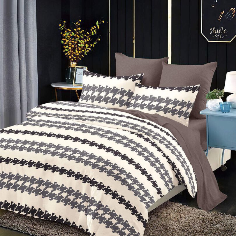 Lenjerie de Pat Bumbac Finet – 6 Piese | Confort si Eleganta in Dormitorul Tau | COD 3022-SE