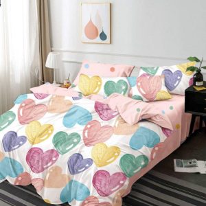 Lenjerie de Pat Bumbac Finet – 6 Piese | Confort si Eleganta in Dormitorul Tau | COD 3079-SE