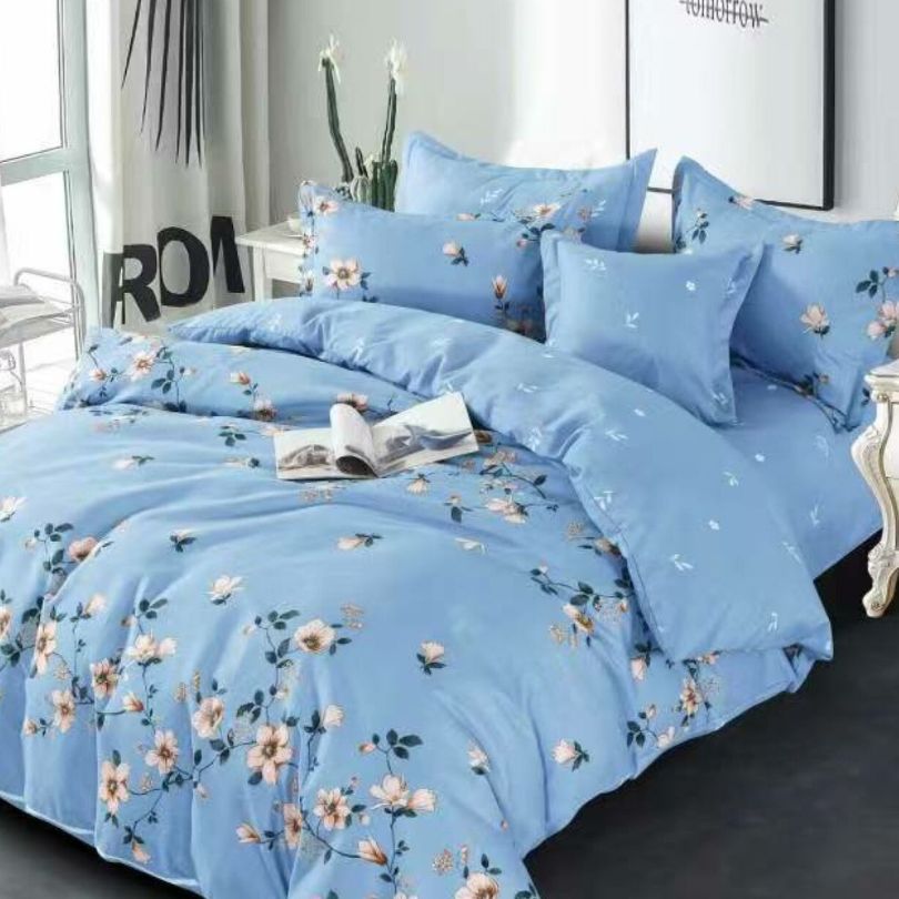 Lenjerie de Pat Bumbac Finet – 6 Piese | Confort si Eleganta in Dormitorul Tau | COD 3098-SE