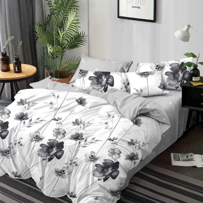 Lenjerie de Pat Bumbac Finet – 6 Piese | Confort si Eleganta in Dormitorul Tau | COD 3081-SE