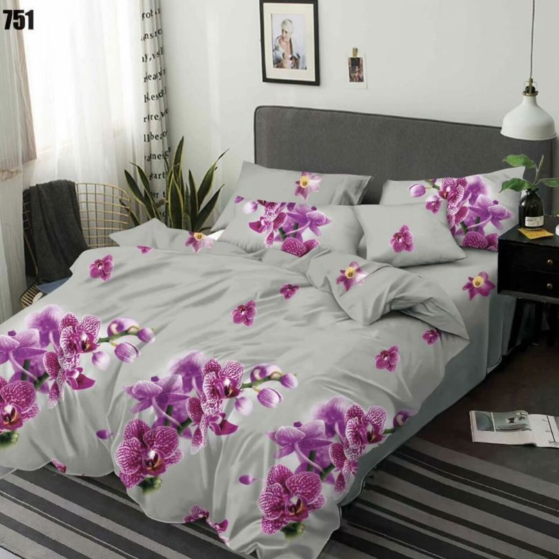 Lenjerie de Pat Bumbac Finet – 6 Piese | Confort si Eleganta in Dormitorul Tau | COD 3159-SE