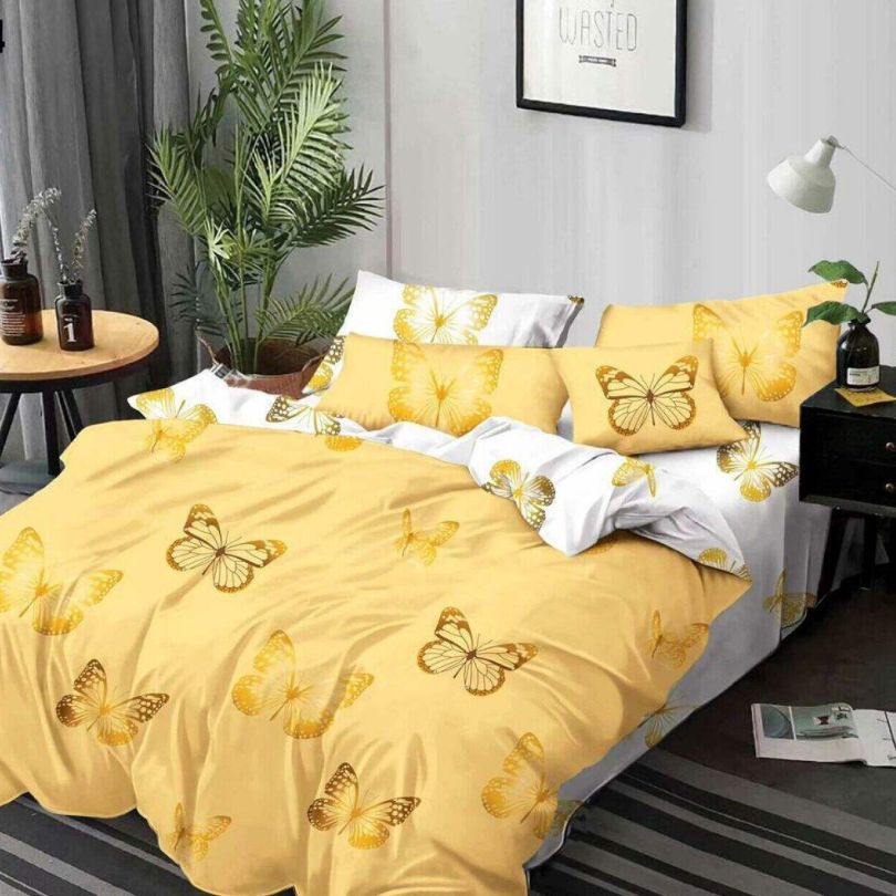 Lenjerie de Pat Bumbac Finet – 6 Piese | Confort si Eleganta in Dormitorul Tau | COD 3100-SE