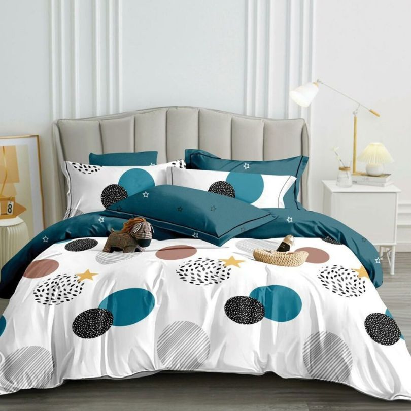 Lenjerie de Pat Bumbac Finet – 6 Piese | Confort si Eleganta in Dormitorul Tau | COD 3123-SE