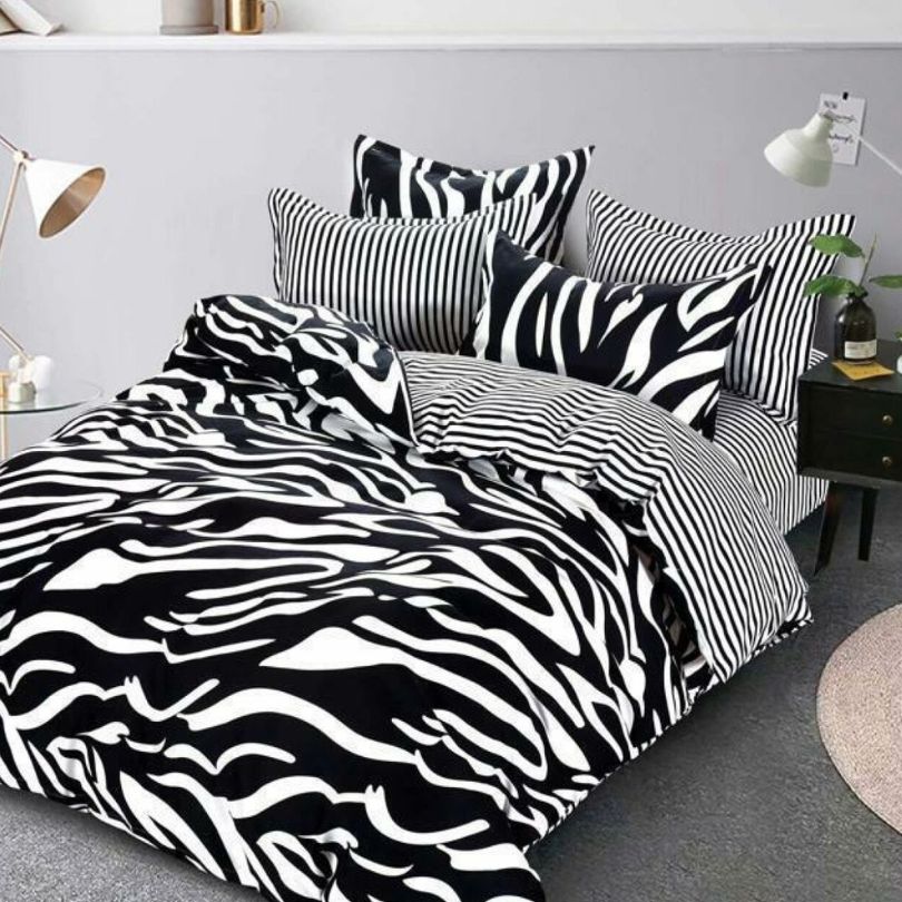 Lenjerie de Pat Bumbac Finet – 6 Piese | Confort si Eleganta in Dormitorul Tau | COD 3101-SE
