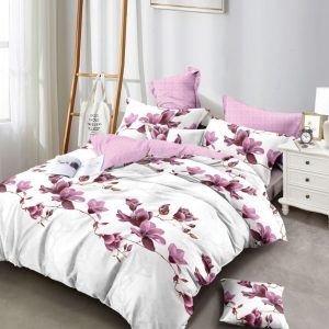 Lenjerie de Pat Bumbac Finet – 6 Piese | Confort si Eleganta in Dormitorul Tau | COD 3064-SE