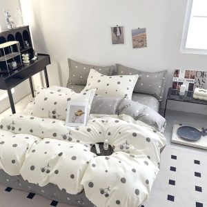 Lenjerie de pat bumbac finet – 6 piese | Eleganta si Confort la Tine Acasa | COD 1163 - S