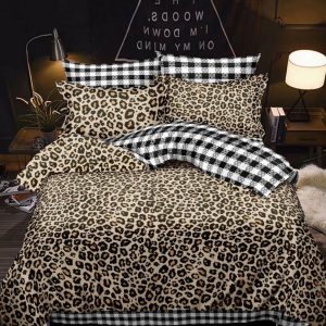 Lenjerie de pat bumbac finet cu elastic – 6 piese: Confort si stil pentru un somn odihnitor  | COD 0410-S