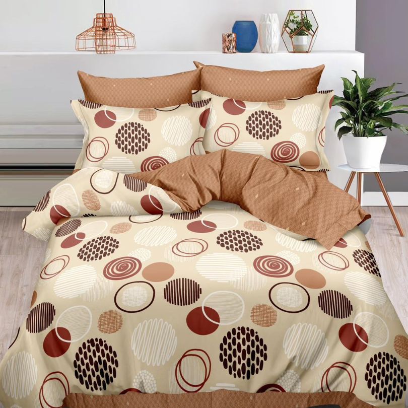 Lenjerie de pat bumbac finet cu elastic – 6 piese: Confort si stil pentru un somn odihnitor | COD 0416-S