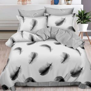 Lenjerie de pat bumbac finet – 6 piese | Eleganta si Confort la Tine Acasa | COD 1195 - S