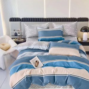 Lenjerie de pat bumbac finet – 6 piese | Eleganta si Confort la Tine Acasa | COD 1157 - S
