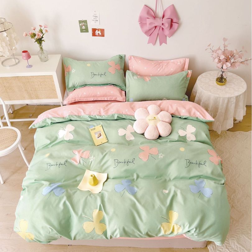 Lenjerie de pat bumbac finet – 6 piese | Eleganta si Confort la Tine Acasa | COD 1159 - S