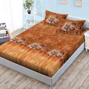 Husa de Pat din Bumbac Finet – Set 3 Piese pentru Confort si Eleganta | COD 0597-S