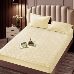 Husa de pat topper catifea – Set complet 3 piese, confort si eleganta pentru patul tau 160X200cm | COD 1539-J