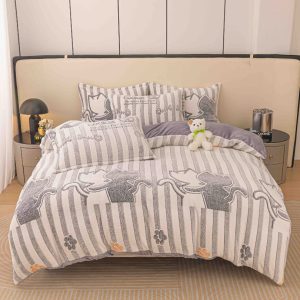 Lenjerie Cocolino o Persoana – 4 Piese | Caldura si Confort in Noptile Racoroase | COD 0744-J