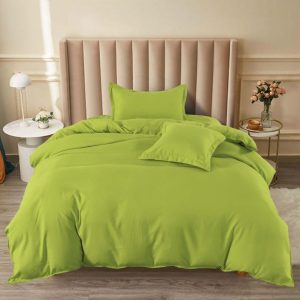 Lenjerie de Pat Bumbac Finet 1 Persoana – 4 Piese. Confort Premium si Design Modern | COD 1260-S 