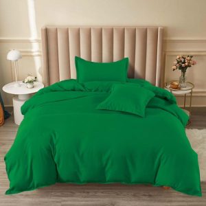 Lenjerie de Pat Bumbac Finet 1 Persoana – 4 Piese. Confort Premium si Design Modern | COD 1265-S