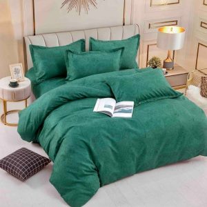 Lenjerie de Pat Bumbac Finet 4 Piese – Confort Premium si Design Modern | COD 1475-J