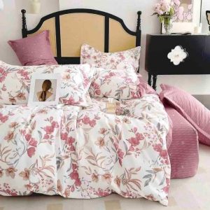 Lenjerie de Pat Bumbac Finet – 6 Piese | Eleganta, Confort si Durabilitate | COD 1202-J