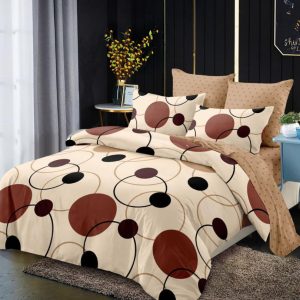 Lenjerie de pat bumbac finet cu elastic – 6 piese: Confort si stil pentru un somn odihnitor  | COD 0466-S