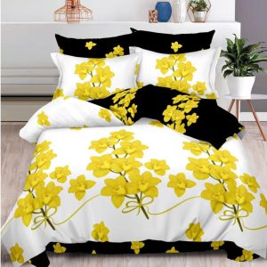 Lenjerie de pat bumbac finet cu elastic – 6 piese: Confort si stil pentru un somn odihnitor  | COD 0473-S