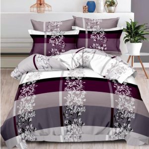 Lenjerie de pat bumbac finet cu elastic – 6 piese: Confort si stil pentru un somn odihnitor  | COD 0474-S