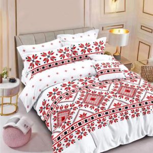 Lenjerie de pat bumbac finet cu elastic – 6 piese: Confort si stil pentru un somn odihnitor  | COD 0518-S