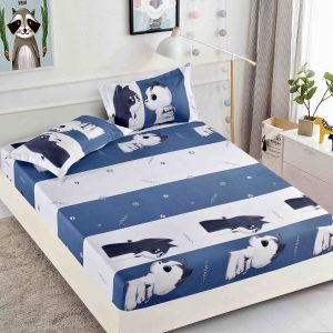 Husa de pat bumbac finet  - 3 piese | 0220-J