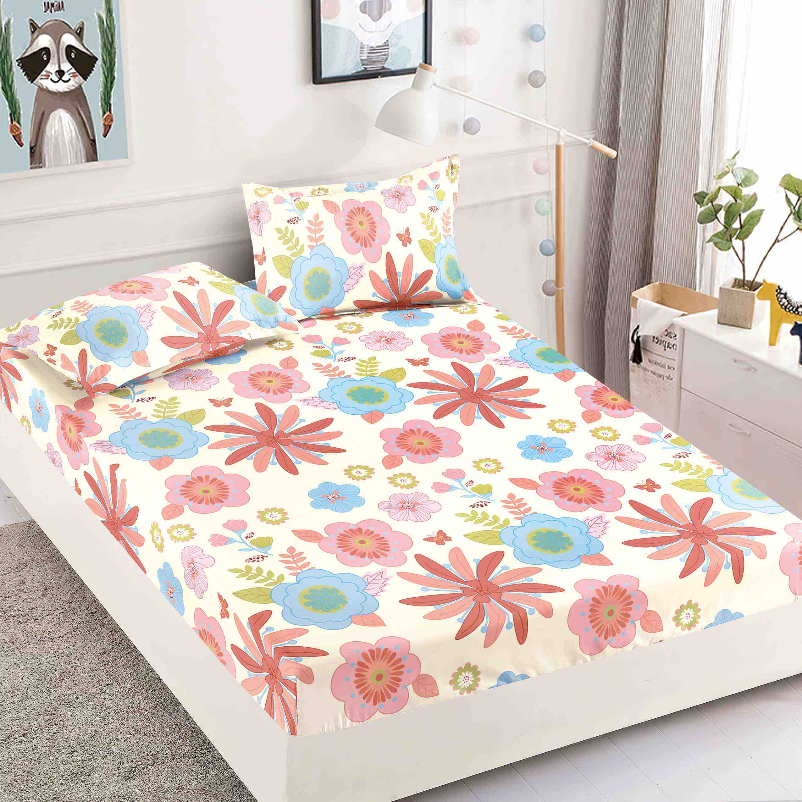 Husa de pat bumbac finet - 3 piese | 0241-J