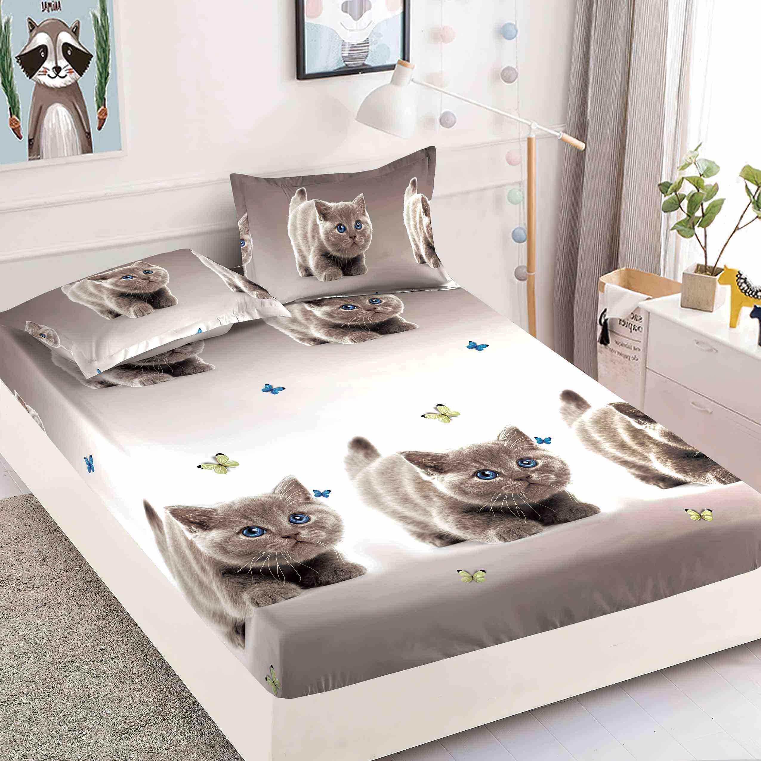 Husa de pat bumbac finet - 3 piese | 0243-J