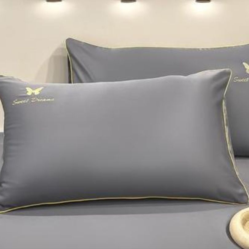 Lenjerie de Pat din Matase cu Pilota – 4 Piese: Eleganta si Rasfat în Dormitorul Tau | COD 0856-S - imagine 3
