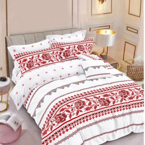 Lenjerie de pat bumbac finet - 6 piese | 0350-S