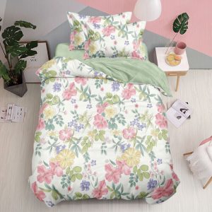 Lenjerie de Pat 1 Persoana Finet 4 Piese – Set Moale și Calduros pentru Confort Maxim | 0069-SI