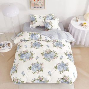 Lenjerie de Pat 1 Persoana Finet 4 Piese – Set Moale și Calduros pentru Confort Maxim | 0106-SI