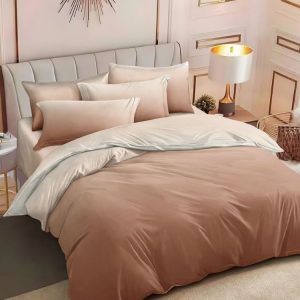 Lenjerie de Pat Bumbac Finet cu Elastic – Set 6 Piese | Confort si Fixare Perfecta  | 0365-SI
