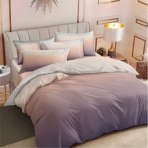 Lenjerie de Pat Bumbac Finet cu Elastic – Set 6 Piese | Confort si Fixare Perfecta  | 0367-SI
