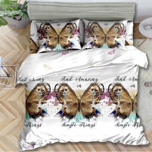 Lenjerie bumbac satinat 3D, 4 piese – Fină și rafinată | 0524-SI