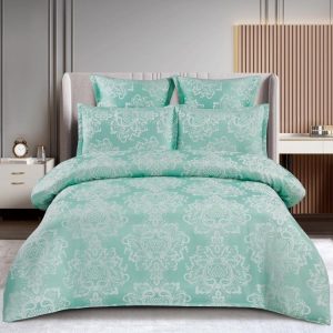 Lenjerie de pat Jacquard 6 piese – Eleganta si rafinament pentru dormitor | 0851-SI