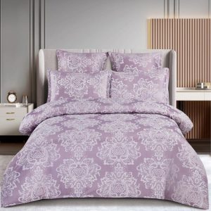 Lenjerie de pat Jacquard 6 piese – Eleganta si rafinament pentru dormitor | 0852-SI