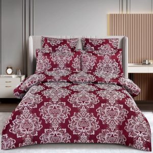 Lenjerie de pat Jacquard 6 piese – Eleganta si rafinament pentru dormitor | 0853-SI