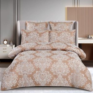 Lenjerie de pat Jacquard 6 piese – Eleganta si rafinament pentru dormitor | 0860-SI