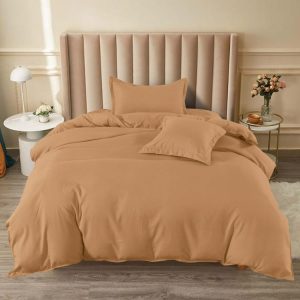 Lenjerie de pat 1 persoană, 4 piese cu elastic – Fixare perfectă și confort | 0903-SI