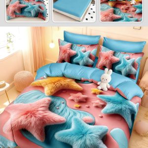 Lenjerie finet din bumbac – Set 6 piese, confort premium | 0938-SI