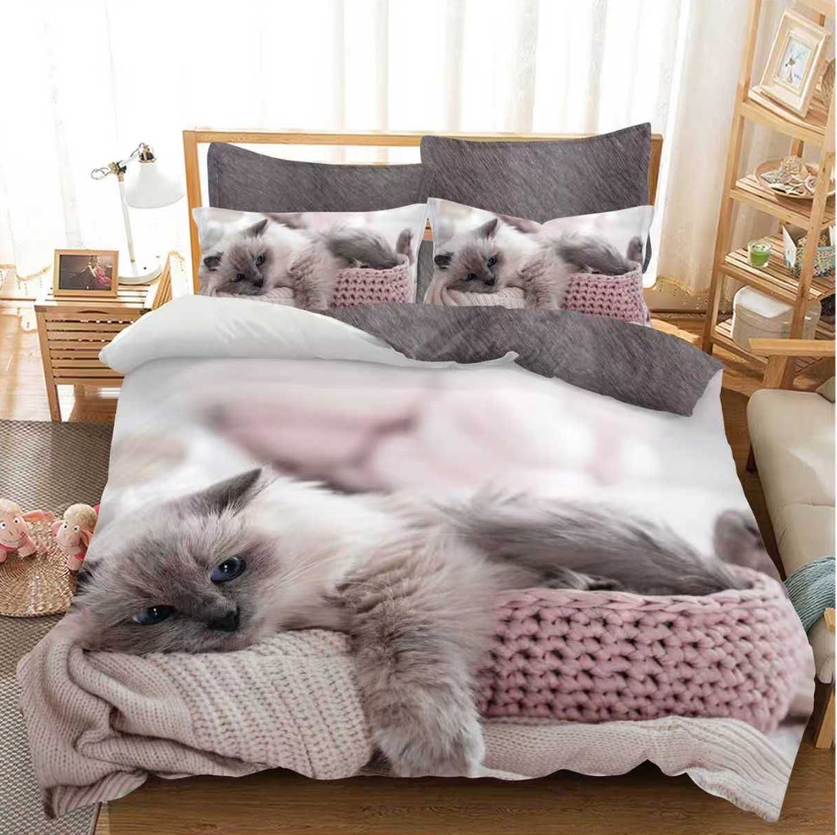 Lenjerie finet din bumbac – Set 6 piese, confort premium | 0959-SI