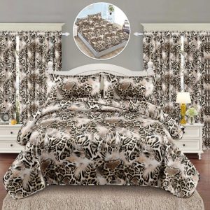Pachet Finet 6 Piese: Lenjerie + Draperii – Confortabil și Practic | 1018-SI