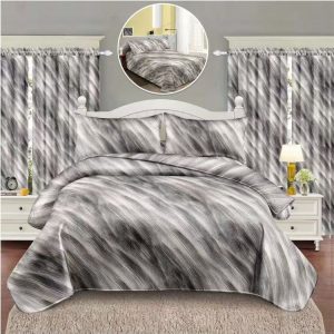 Pachet Finet 6 Piese: Lenjerie + Draperii – Confortabil și Practic | 1024-SI