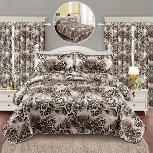 Pachet Finet 6 Piese: Lenjerie + Draperii – Confortabil și Practic | 1032-SI