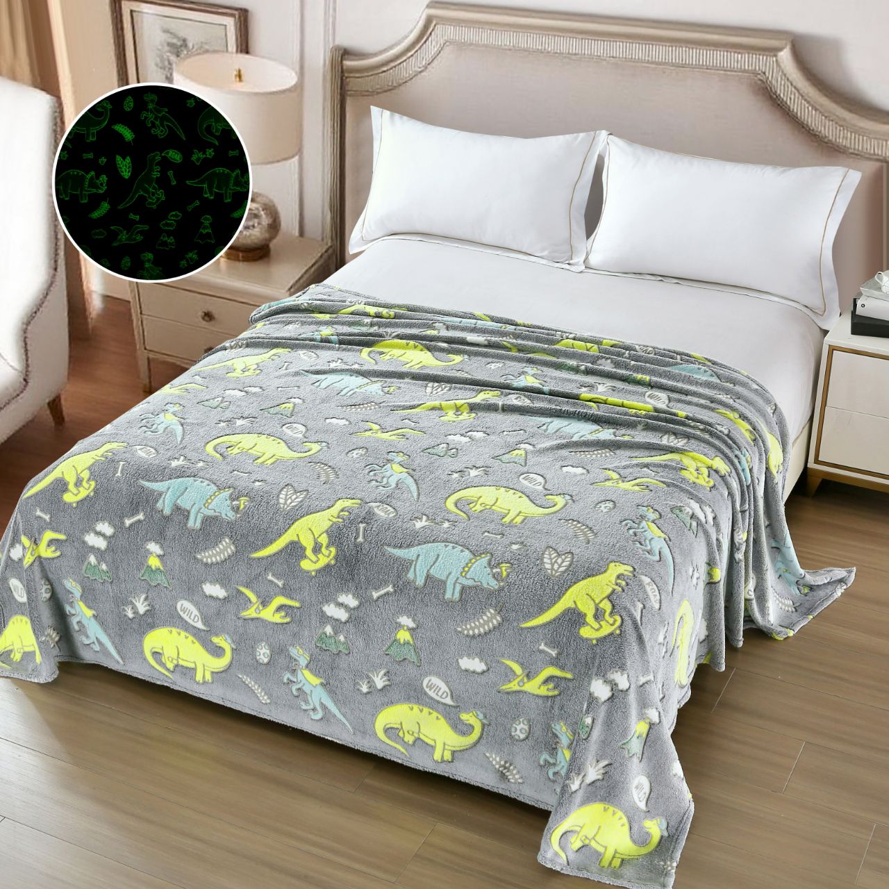 Patura Cocolino Fosforescenta – Confort si Caldura pentru Seri Relaxante | 1132-SI
